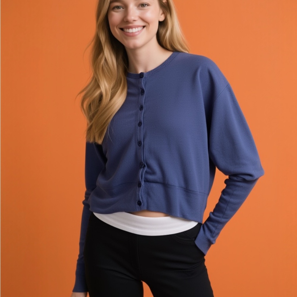 Source Unknown Indigo Button-Down Shirt